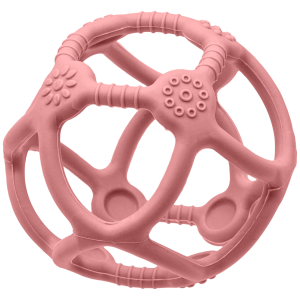 Mordedor Bola em Silicone (4M+) Rosa – Buba