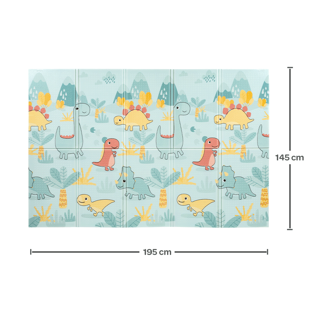 Tapete de Atividades Dupla Face 120cm x 180cm – Dobrável Dino - Image 4