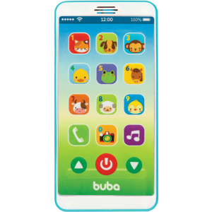 Baby Phone Buba Celular de Brinquedo Azul