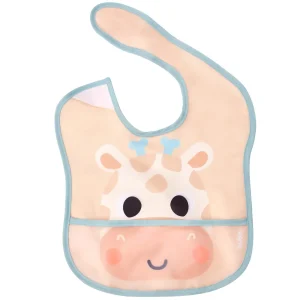 Babador Impermeável Com Bolso Pega Migalhas Buba – Girafa