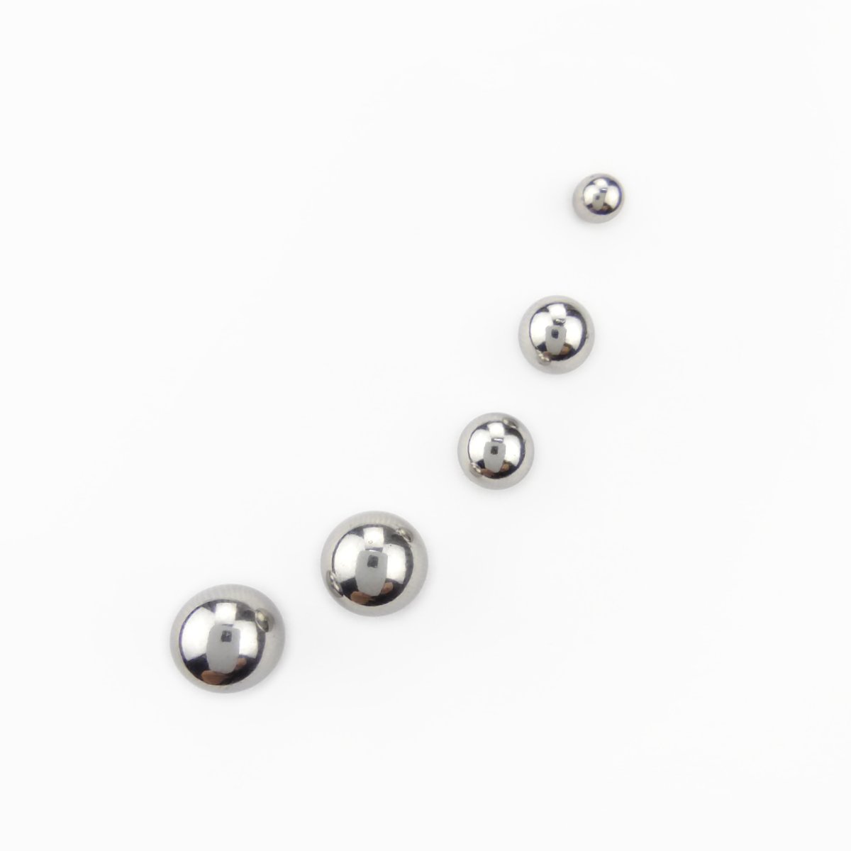 Brincos bola em aço - Image 2