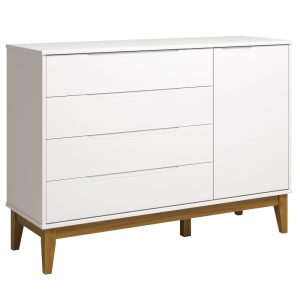 Cômoda Elfe Classic Sapateira Reller – Branco Fosco