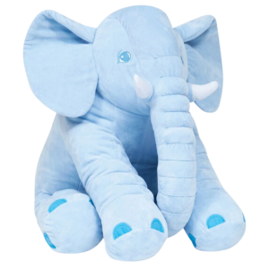 Pelúcia Gigante Elefante 60cm – Azul