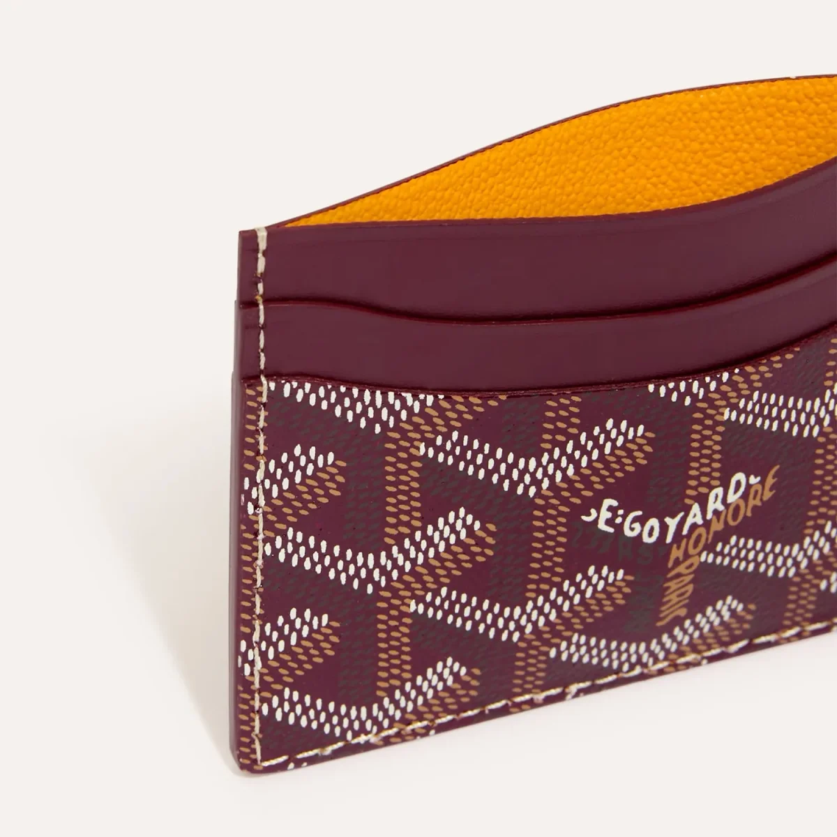 Goyard Saint Sulpice Card Holder - Bordeaux - Image 2
