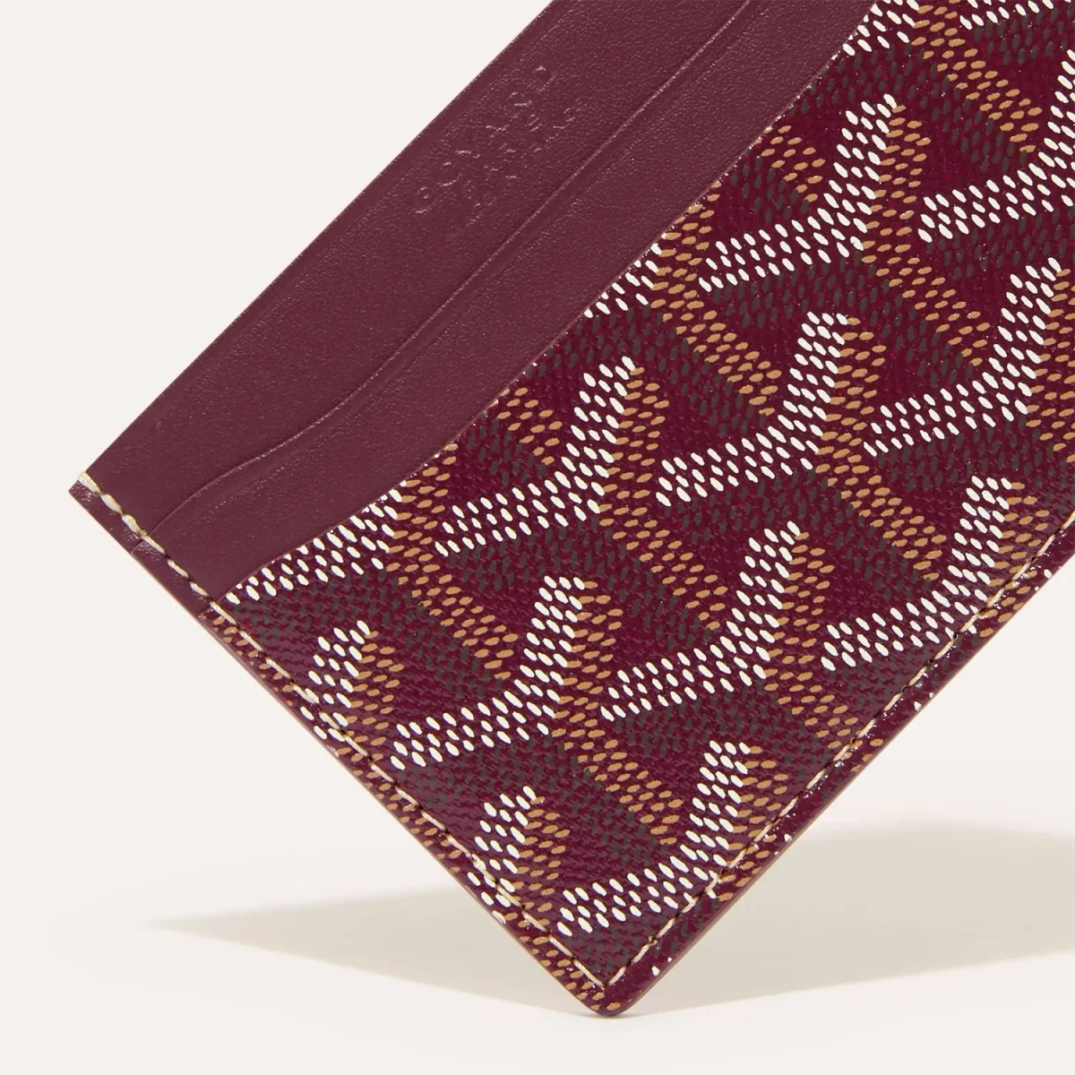 Goyard Saint Sulpice Card Holder - Bordeaux - Image 3