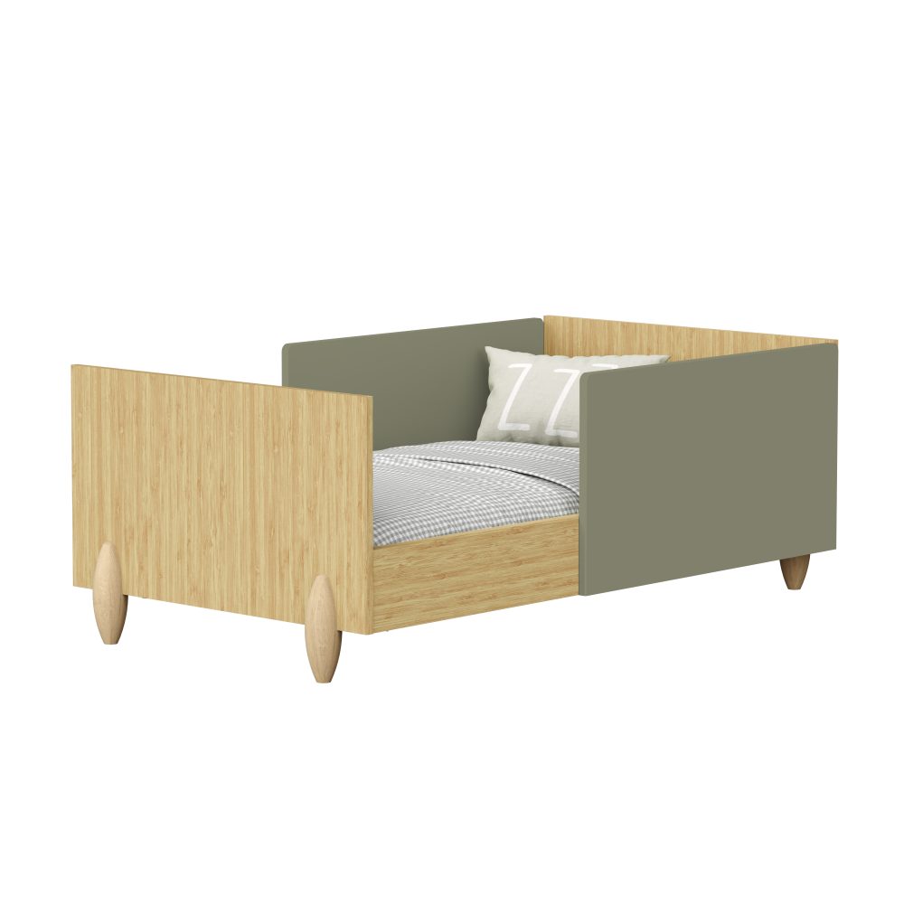 Berço Gracia 2 em 1 Infantil Reller – Oliva Naturale - Image 3