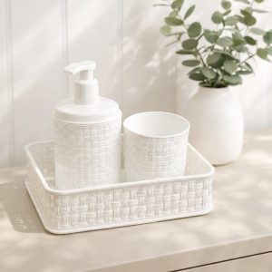 Kit Higiene para Cômoda – Branco