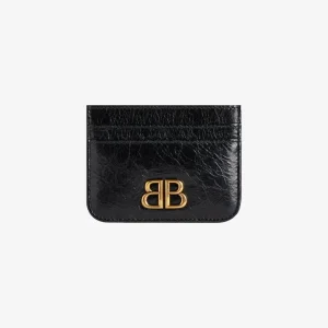 Balenciaga Monaco Card Holder Black