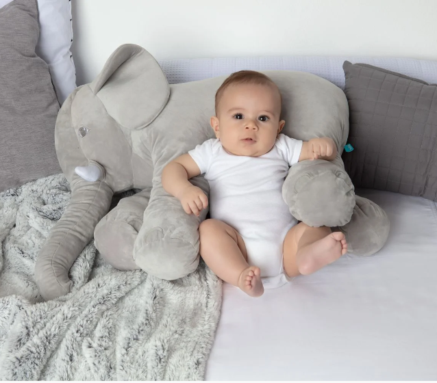 Pelúcia Gigante Elefante 60cm – Cinza - Image 3