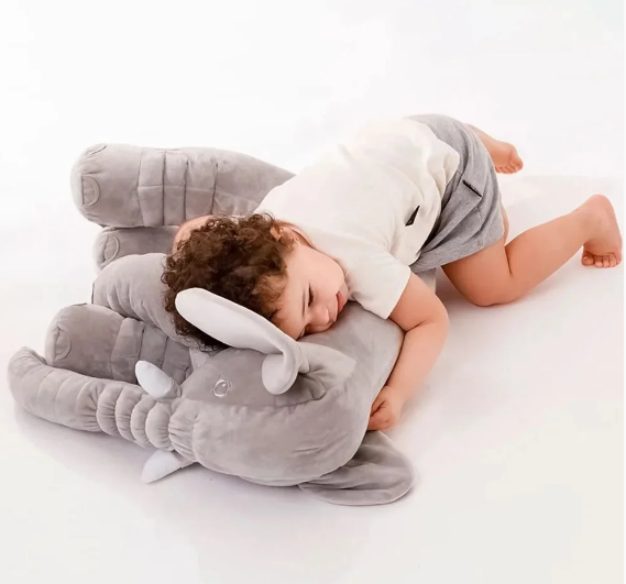 Pelúcia Gigante Elefante 60cm – Cinza - Image 5