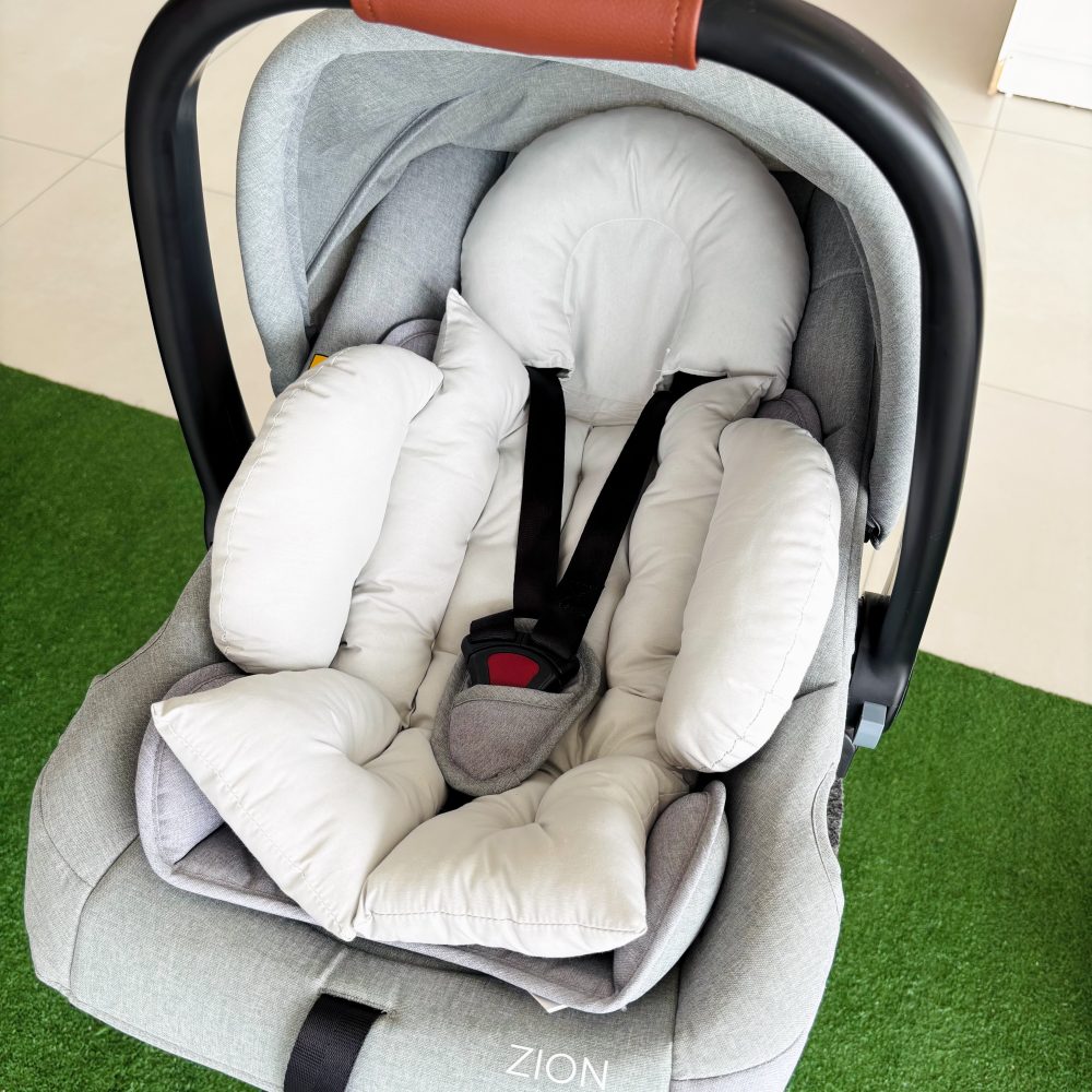 Redutor de Bebê Conforto Anatômico 100% Algodão – Rosê - Image 5