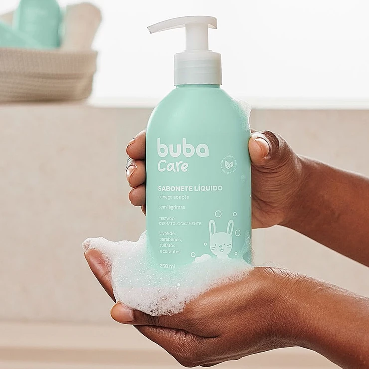 Sabonete Líquido Bebê de Corpo 400ml (0m+) – Buba Care - Image 2